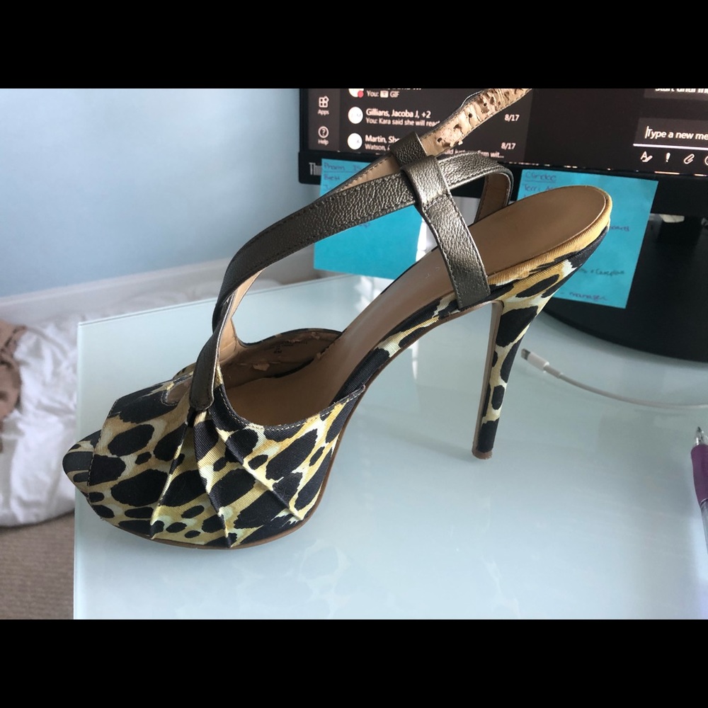 Nine West leopard high heels